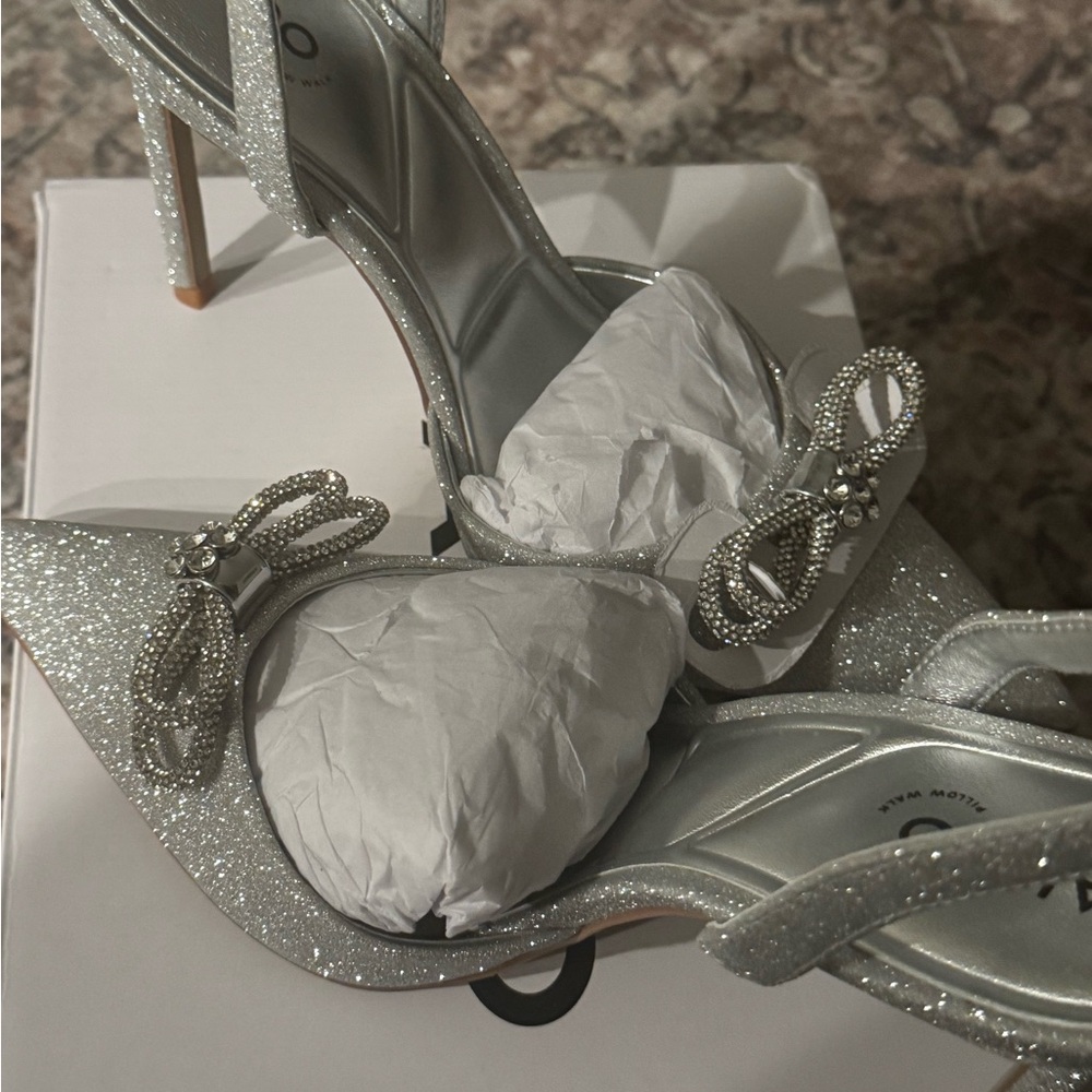 Aldo Silver Addie Shoes - Picture 6 of 11